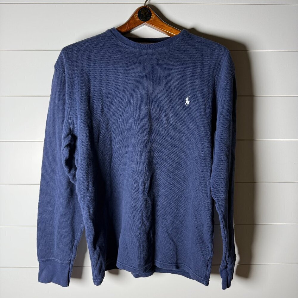 Polo Ralph Lauren Navy XL Thermal Long Sleeve Shirt